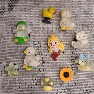 10 Resin Shoe Charms For Crocs & Clogs